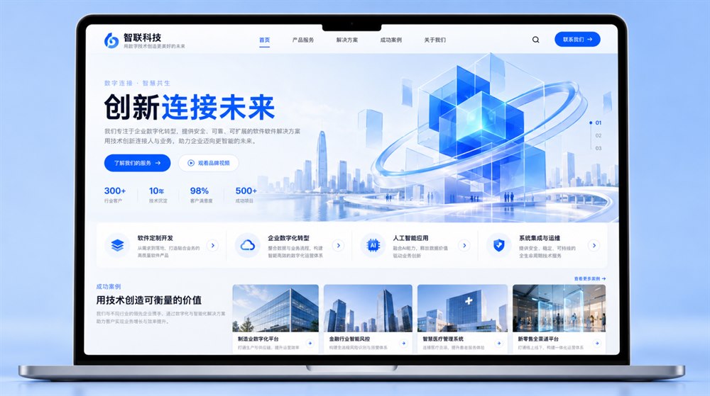 品牌官网设计项目截图