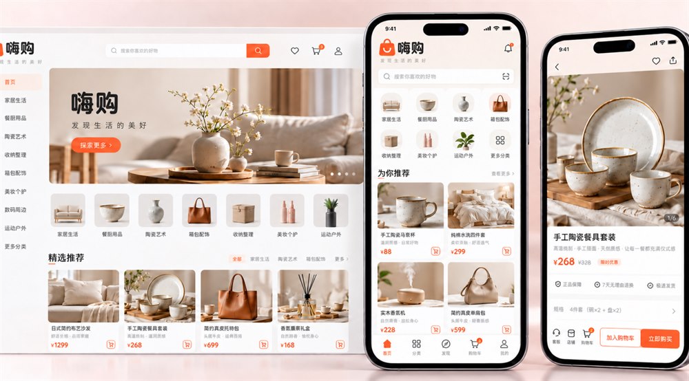 电商平台开发项目截图